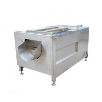 Fruits industrial washing machine / brush roller potato cleaning and peeling machine / vegetable washing machine industrial