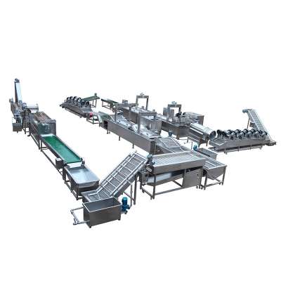 Fried Potato chips production line with best quality and high capacity