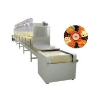 Industrial microwave tunnel dryer machine Cat Sand drying sterilization equipment